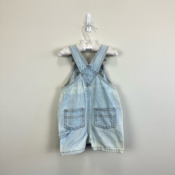 Vintage Old Navy Light Wash Blue Jean Overalls 6-12 Months - Picture 8 of 8